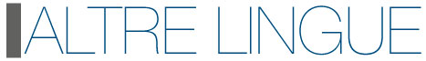 Logo altre Lingue